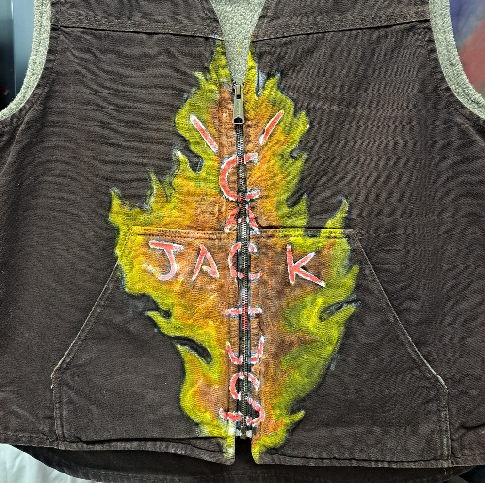 *SOLD* custom 1of1 carhartt vest
